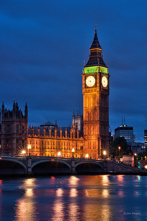 North Side Big Ben, London, Great Britain