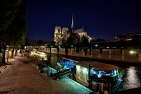 River Bank Notre Dame - Paris, France